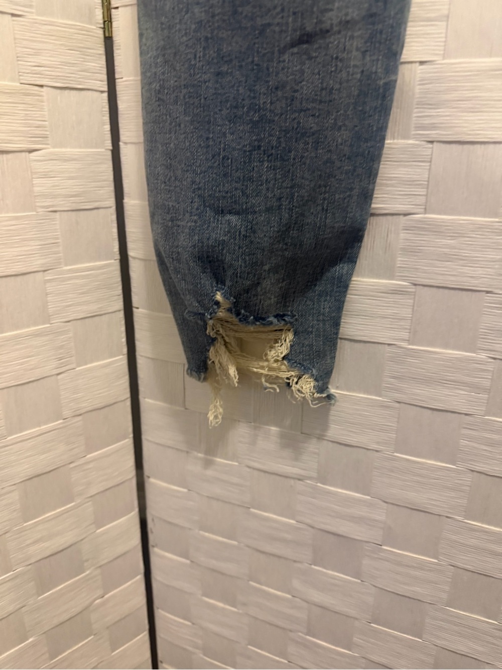 American Eagle Outfitters Distressed Skinny Jeans - Blue - Picture 4 of 4